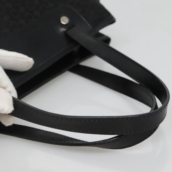 CELINE C Macadam Canvas Hand Bag Black Auth - Picture 7 of 16